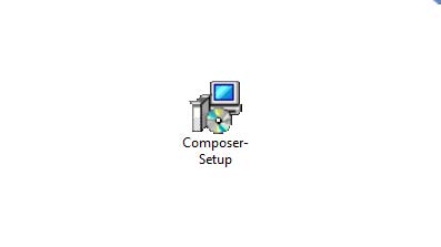 วิธีติดตั้งโปรแกรม Composer Dependency Manager for PHP