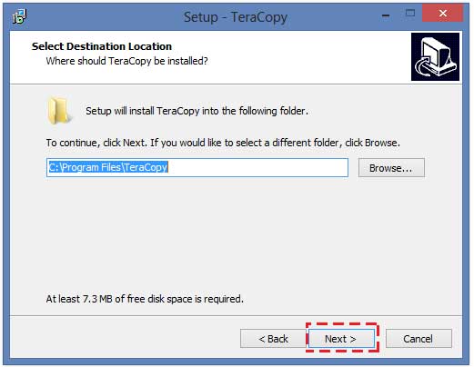 วิธีติดตั้งโปรแกรม TeraCopy