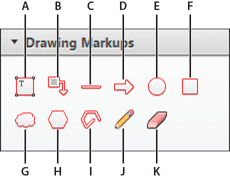 Drawing Markups ใน Adobe Reader XI